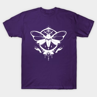 Witches Moth And Moon T-Shirt